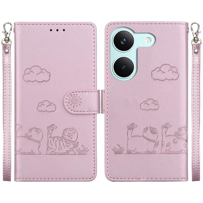 Funda de cuero RFID para teléfono con bonitos gatos, For Redmi A7 Pro 4G / 5G 171mm / Poco C85x 5G, For Redmi 15a 5G, For Redmi Turbo 5 Max 5G / Poco X8 Pro Max 5G, For Redmi Turbo 5 5G / Poco X8 Pro 5G, For Redmi Note 15 Pro+ 5G 163.3mm / Poco M8 Pro ...