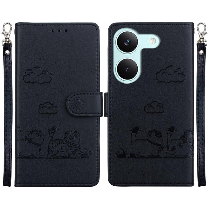 Funda de cuero RFID para teléfono con bonitos gatos, For Redmi A7 Pro 4G / 5G 171mm / Poco C85x 5G, For Redmi 15a 5G, For Redmi Turbo 5 Max 5G / Poco X8 Pro Max 5G, For Redmi Turbo 5 5G / Poco X8 Pro 5G, For Redmi Note 15 Pro+ 5G 163.3mm / Poco M8 Pro ...