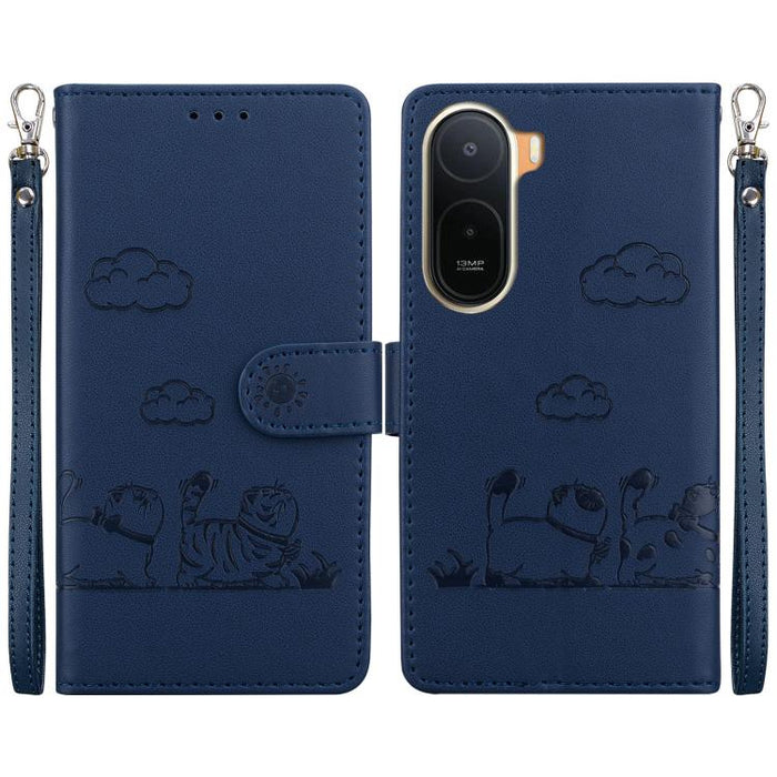 Funda de cuero RFID para teléfono con bonitos gatos, For Redmi A7 Pro 4G / 5G 171mm / Poco C85x 5G, For Redmi 15a 5G, For Redmi Turbo 5 Max 5G / Poco X8 Pro Max 5G, For Redmi Turbo 5 5G / Poco X8 Pro 5G, For Redmi Note 15 Pro+ 5G 163.3mm / Poco M8 Pro ...