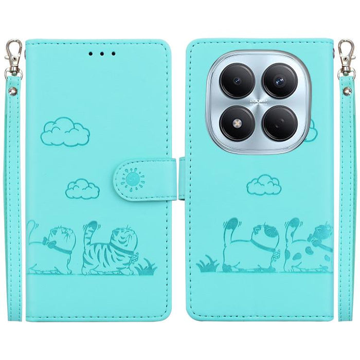 Funda de cuero RFID para teléfono con bonitos gatos, For Redmi A7 Pro 4G / 5G 171mm / Poco C85x 5G, For Redmi 15a 5G, For Redmi Turbo 5 Max 5G / Poco X8 Pro Max 5G, For Redmi Turbo 5 5G / Poco X8 Pro 5G, For Redmi Note 15 Pro+ 5G 163.3mm / Poco M8 Pro ...