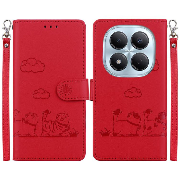Funda de cuero RFID para teléfono con bonitos gatos, For Redmi A7 Pro 4G / 5G 171mm / Poco C85x 5G, For Redmi 15a 5G, For Redmi Turbo 5 Max 5G / Poco X8 Pro Max 5G, For Redmi Turbo 5 5G / Poco X8 Pro 5G, For Redmi Note 15 Pro+ 5G 163.3mm / Poco M8 Pro ...