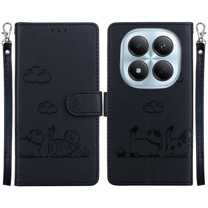 Funda de cuero RFID para teléfono con bonitos gatos, For Redmi A7 Pro 4G / 5G 171mm / Poco C85x 5G, For Redmi 15a 5G, For Redmi Turbo 5 Max 5G / Poco X8 Pro Max 5G, For Redmi Turbo 5 5G / Poco X8 Pro 5G, For Redmi Note 15 Pro+ 5G 163.3mm / Poco M8 Pro ...