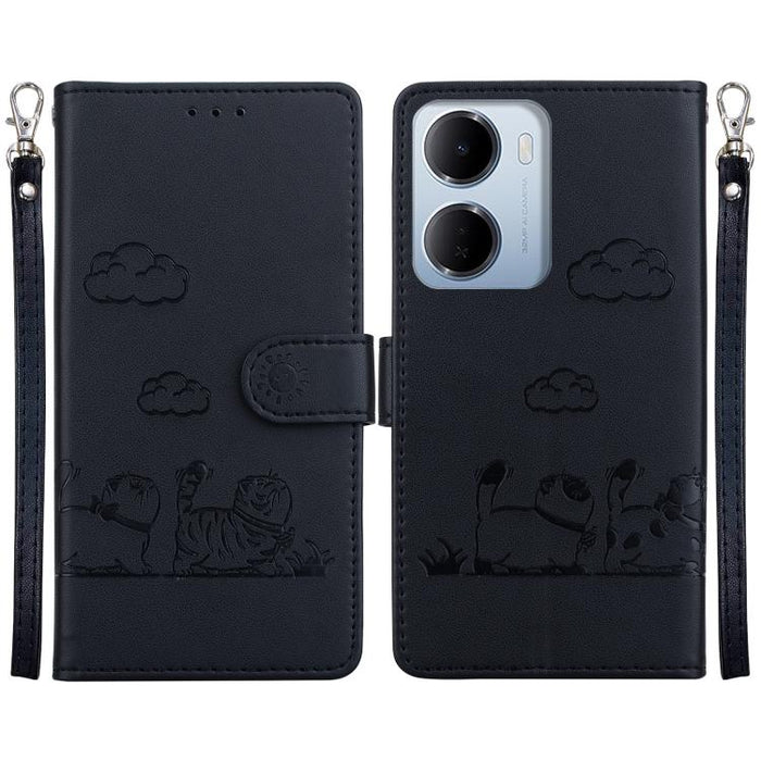 Funda de cuero RFID para teléfono con bonitos gatos, For Redmi A7 Pro 4G / 5G 171mm / Poco C85x 5G, For Redmi 15a 5G, For Redmi Turbo 5 Max 5G / Poco X8 Pro Max 5G, For Redmi Turbo 5 5G / Poco X8 Pro 5G, For Redmi Note 15 Pro+ 5G 163.3mm / Poco M8 Pro ...