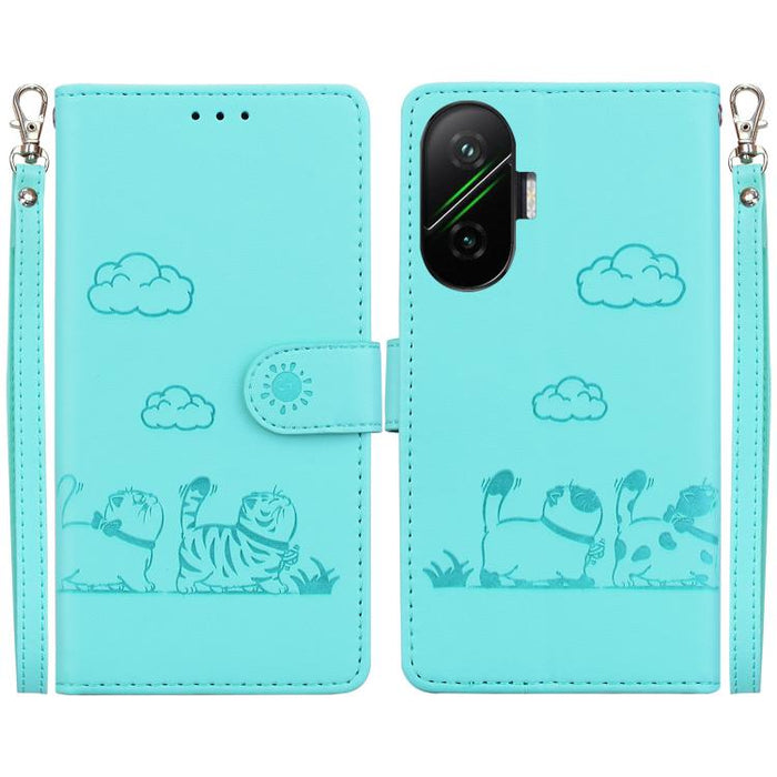 Funda de cuero RFID para teléfono con bonitos gatos, For Redmi A7 Pro 4G / 5G 171mm / Poco C85x 5G, For Redmi 15a 5G, For Redmi Turbo 5 Max 5G / Poco X8 Pro Max 5G, For Redmi Turbo 5 5G / Poco X8 Pro 5G, For Redmi Note 15 Pro+ 5G 163.3mm / Poco M8 Pro ...