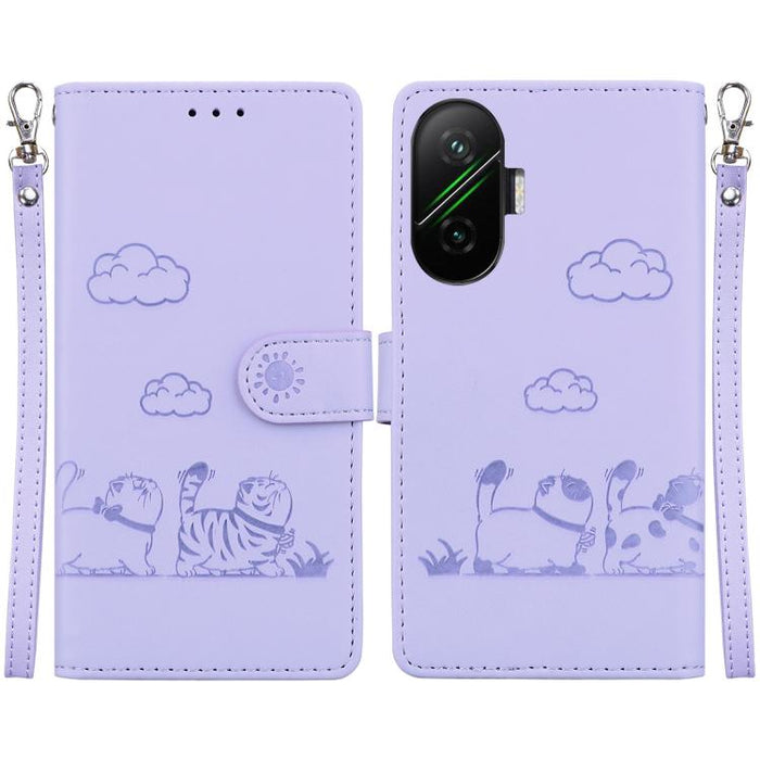 Funda de cuero RFID para teléfono con bonitos gatos, For Redmi A7 Pro 4G / 5G 171mm / Poco C85x 5G, For Redmi 15a 5G, For Redmi Turbo 5 Max 5G / Poco X8 Pro Max 5G, For Redmi Turbo 5 5G / Poco X8 Pro 5G, For Redmi Note 15 Pro+ 5G 163.3mm / Poco M8 Pro ...