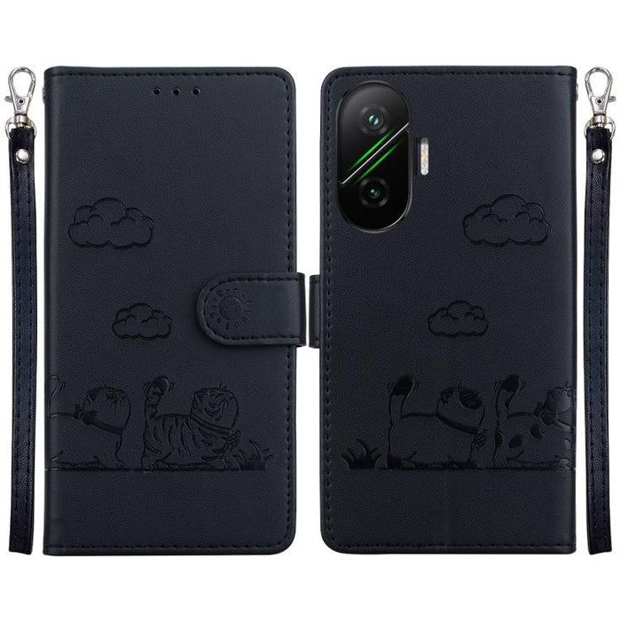 Funda de cuero RFID para teléfono con bonitos gatos, For Redmi A7 Pro 4G / 5G 171mm / Poco C85x 5G, For Redmi 15a 5G, For Redmi Turbo 5 Max 5G / Poco X8 Pro Max 5G, For Redmi Turbo 5 5G / Poco X8 Pro 5G, For Redmi Note 15 Pro+ 5G 163.3mm / Poco M8 Pro ...