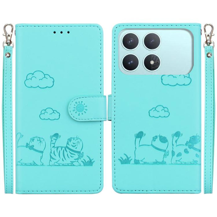 Funda de cuero RFID para teléfono con bonitos gatos, For Redmi A7 Pro 4G / 5G 171mm / Poco C85x 5G, For Redmi 15a 5G, For Redmi Turbo 5 Max 5G / Poco X8 Pro Max 5G, For Redmi Turbo 5 5G / Poco X8 Pro 5G, For Redmi Note 15 Pro+ 5G 163.3mm / Poco M8 Pro ...