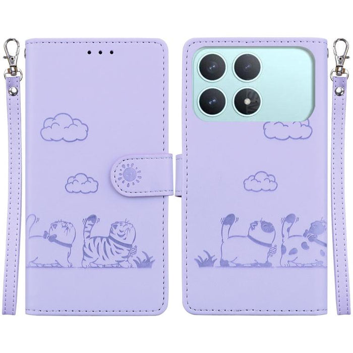Funda de cuero RFID para teléfono con bonitos gatos, For Redmi A7 Pro 4G / 5G 171mm / Poco C85x 5G, For Redmi 15a 5G, For Redmi Turbo 5 Max 5G / Poco X8 Pro Max 5G, For Redmi Turbo 5 5G / Poco X8 Pro 5G, For Redmi Note 15 Pro+ 5G 163.3mm / Poco M8 Pro ...