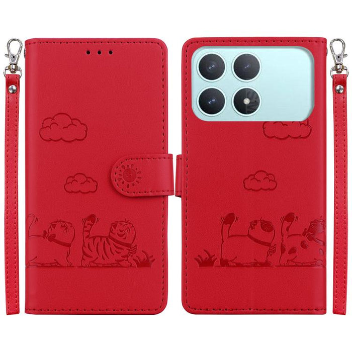 Funda de cuero RFID para teléfono con bonitos gatos, For Redmi A7 Pro 4G / 5G 171mm / Poco C85x 5G, For Redmi 15a 5G, For Redmi Turbo 5 Max 5G / Poco X8 Pro Max 5G, For Redmi Turbo 5 5G / Poco X8 Pro 5G, For Redmi Note 15 Pro+ 5G 163.3mm / Poco M8 Pro ...