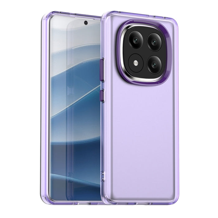 Funda híbrida de TPU para teléfono Candy PC a prueba de golpes, For Redmi Turbo 5 / Poco X8 Pro 5G, For Redmi Turbo 5 Max / Poco X8 Pro Max, For Redmi Note 15 Pro+ 5G Global 163.3mm, For Redmi Note 15 5G / 4G Global 164mm                               ...