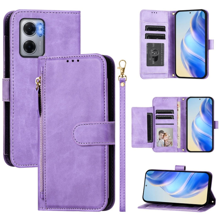 Estuche de cuero para teléfono con cremallera y ranuras para varias tarjetas, For Redmi Note 12 4G Global, For Redmi A1 4G / A2 4G, For Redmi Note 12 Explorer / 12 Pro+ 5G, For Redmi Note 12 Pro Speed / 12 Pro 5G, For Redmi Note 12 5G Global           ...