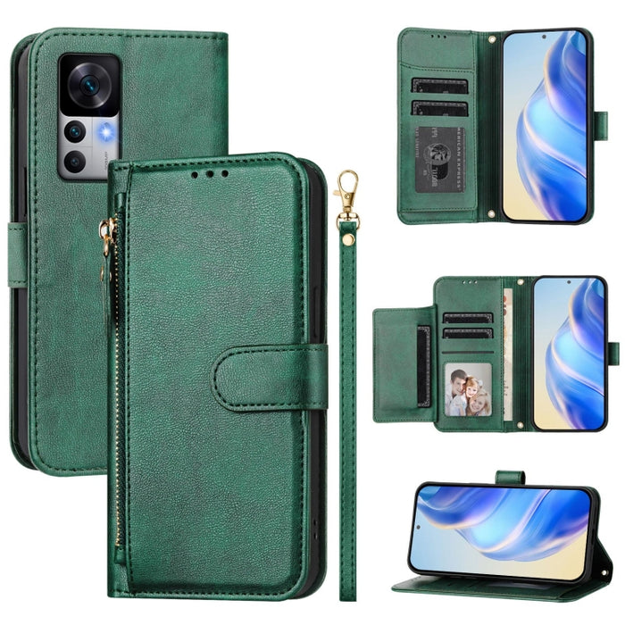 Estuche de cuero para teléfono con cremallera y ranuras para varias tarjetas, For Redmi Note 12 4G Global, For Redmi A1 4G / A2 4G, For Redmi Note 12 Explorer / 12 Pro+ 5G, For Redmi Note 12 Pro Speed / 12 Pro 5G, For Redmi Note 12 5G Global           ...