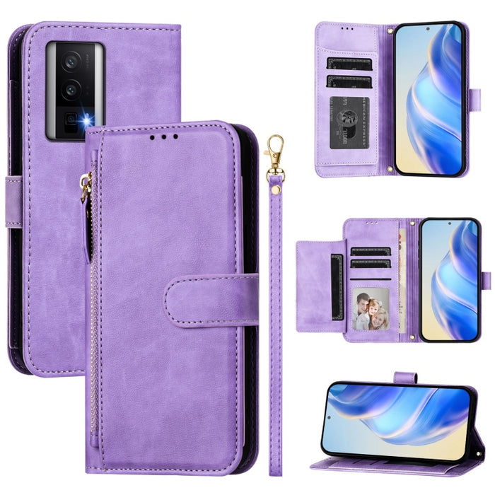 Estuche de cuero para teléfono con cremallera y ranuras para varias tarjetas, For Redmi Note 12 4G Global, For Redmi A1 4G / A2 4G, For Redmi Note 12 Explorer / 12 Pro+ 5G, For Redmi Note 12 Pro Speed / 12 Pro 5G, For Redmi Note 12 5G Global           ...