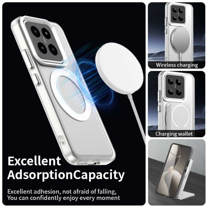 Funda híbrida de TPU para PC y Magsafe Candy, For Xiaomi 14 Pro, For Xiaomi 14, For Xiaomi Poco X5 Pro 5G