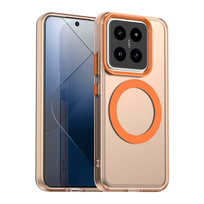 Funda híbrida de TPU para PC y Magsafe Candy, For Xiaomi 14 Pro, For Xiaomi 14, For Xiaomi Poco X5 Pro 5G