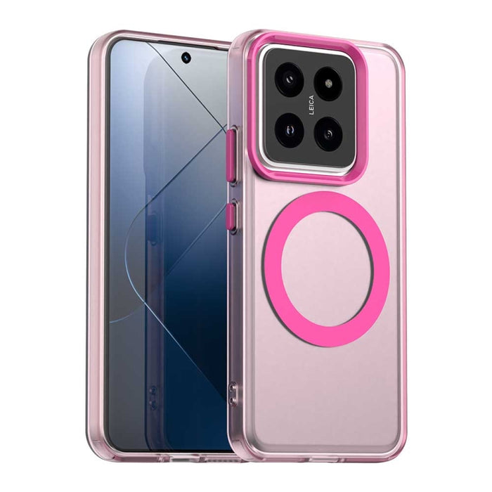Funda híbrida de TPU para PC y Magsafe Candy, For Xiaomi 14 Pro, For Xiaomi 14, For Xiaomi Poco X5 Pro 5G