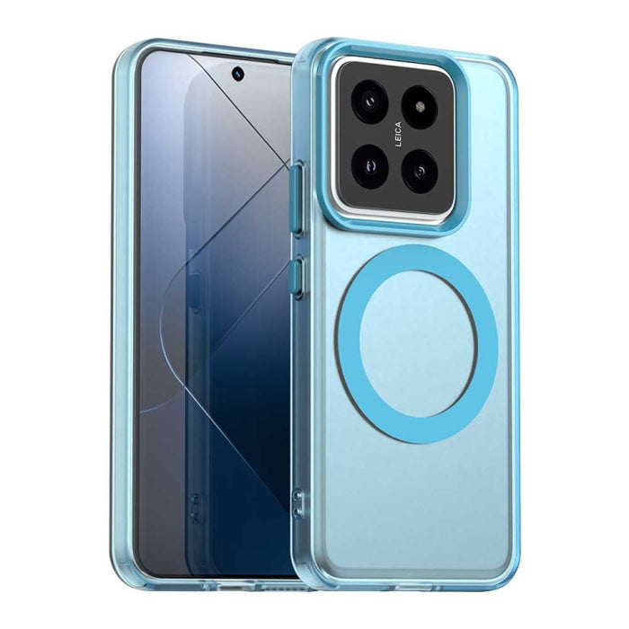 Funda híbrida de TPU para PC y Magsafe Candy, For Xiaomi 14 Pro, For Xiaomi 14, For Xiaomi Poco X5 Pro 5G