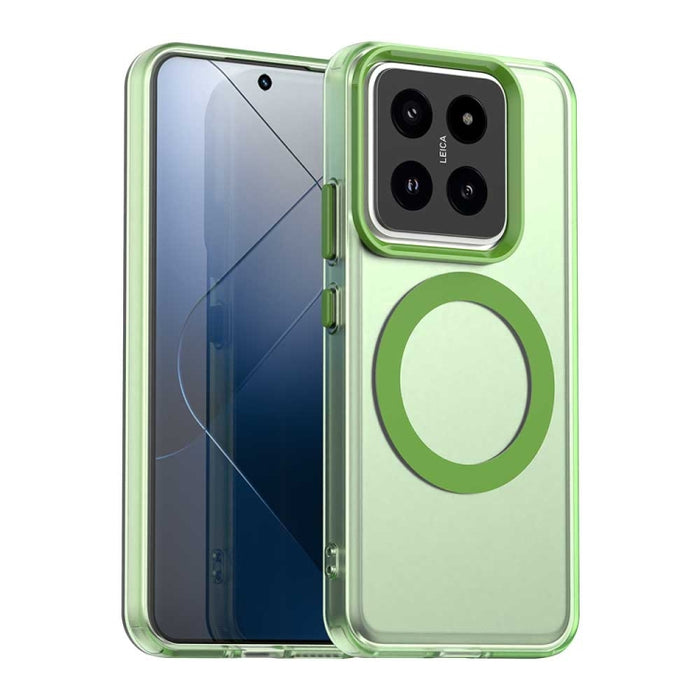 Funda híbrida de TPU para PC y Magsafe Candy, For Xiaomi 14 Pro, For Xiaomi 14, For Xiaomi Poco X5 Pro 5G