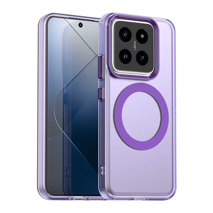 Funda híbrida de TPU para PC y Magsafe Candy, For Xiaomi 14 Pro, For Xiaomi 14, For Xiaomi Poco X5 Pro 5G