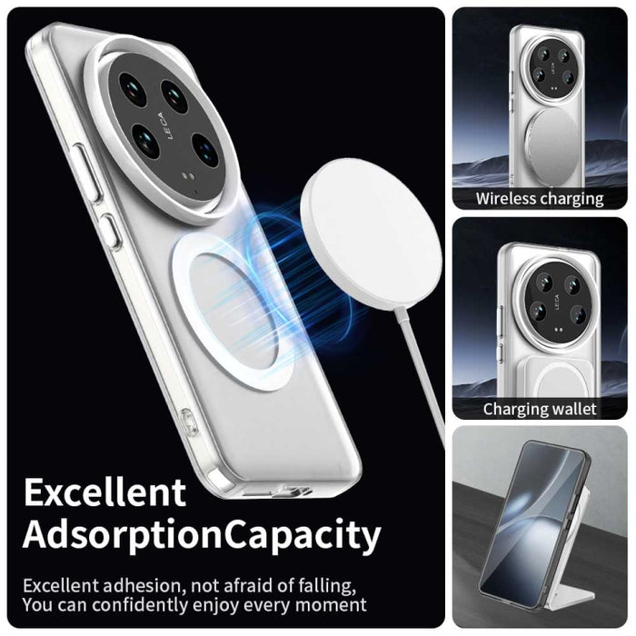 Funda híbrida de TPU para PC y Magsafe Candy, For Xiaomi 14 Pro, For Xiaomi 14, For Xiaomi Poco X5 Pro 5G