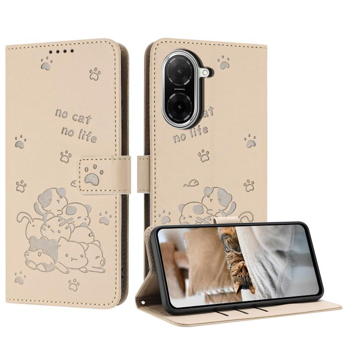 Funda de cuero para teléfono con gatito en relieve y cordón, For Redmi 15a 5G, For Redmi A7 Pro 4G 171mm, For Redmi Turbo 5 Max / Poco X8 Pro Max, For Redmi Turbo 5 / Poco X8 Pro 5G, For Redmi Note 15 Pro+ 5G Global 163.3mm                             ...