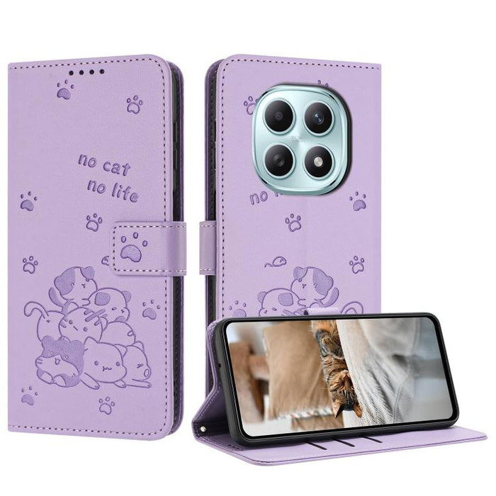 Funda de cuero para teléfono con gatito en relieve y cordón, For Redmi 15a 5G, For Redmi A7 Pro 4G 171mm, For Redmi Turbo 5 Max / Poco X8 Pro Max, For Redmi Turbo 5 / Poco X8 Pro 5G, For Redmi Note 15 Pro+ 5G Global 163.3mm                             ...