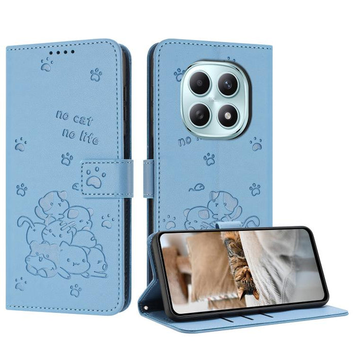 Funda de cuero para teléfono con gatito en relieve y cordón, For Redmi 15a 5G, For Redmi A7 Pro 4G 171mm, For Redmi Turbo 5 Max / Poco X8 Pro Max, For Redmi Turbo 5 / Poco X8 Pro 5G, For Redmi Note 15 Pro+ 5G Global 163.3mm                             ...