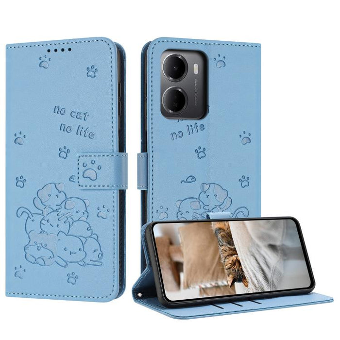 Funda de cuero para teléfono con gatito en relieve y cordón, For Redmi 15a 5G, For Redmi A7 Pro 4G 171mm, For Redmi Turbo 5 Max / Poco X8 Pro Max, For Redmi Turbo 5 / Poco X8 Pro 5G, For Redmi Note 15 Pro+ 5G Global 163.3mm                             ...