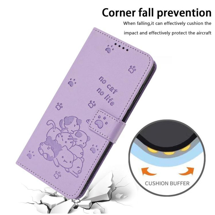 Funda de cuero para teléfono con gatito en relieve y cordón, For Redmi 15a 5G, For Redmi A7 Pro 4G 171mm, For Redmi Turbo 5 Max / Poco X8 Pro Max, For Redmi Turbo 5 / Poco X8 Pro 5G, For Redmi Note 15 Pro+ 5G Global 163.3mm                             ...