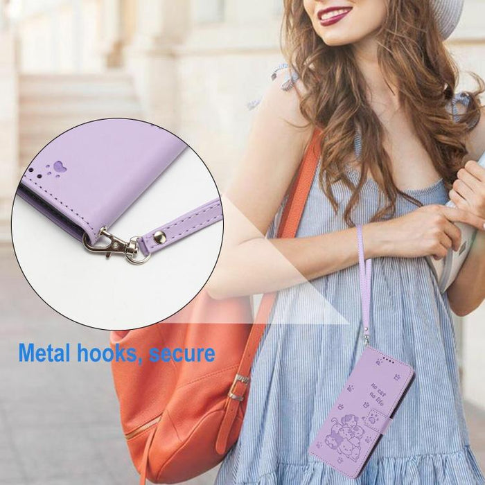 Funda de cuero para teléfono con gatito en relieve y cordón, For Redmi 15a 5G, For Redmi A7 Pro 4G 171mm, For Redmi Turbo 5 Max / Poco X8 Pro Max, For Redmi Turbo 5 / Poco X8 Pro 5G, For Redmi Note 15 Pro+ 5G Global 163.3mm                             ...