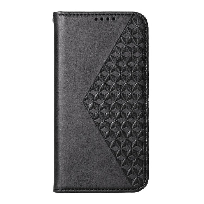 Funda de cuero magnética para teléfono con textura de becerro y cuadrícula cúbica, For Xiaomi 17 Max 5G, For Xiaomi 17T Pro 5G, For Xiaomi 17T 5G, For Xiaomi 17 Pro Max, For Xiaomi 17 Pro, For Xiaomi 17, For Xiaomi 15T Pro 5G, For Xiaomi 15T 5G        ...