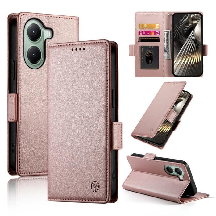 Funda para teléfono de cuero esmerilado con cierre magnético y hebilla lateral, For Xiaomi 15 Ultra, For Xiaomi Poco X7 Pro / Redmi Turbo 4, For Xiaomi 15 Pro, For Xiaomi 15, For Xiaomi 14T Pro, For Xiaomi 14T