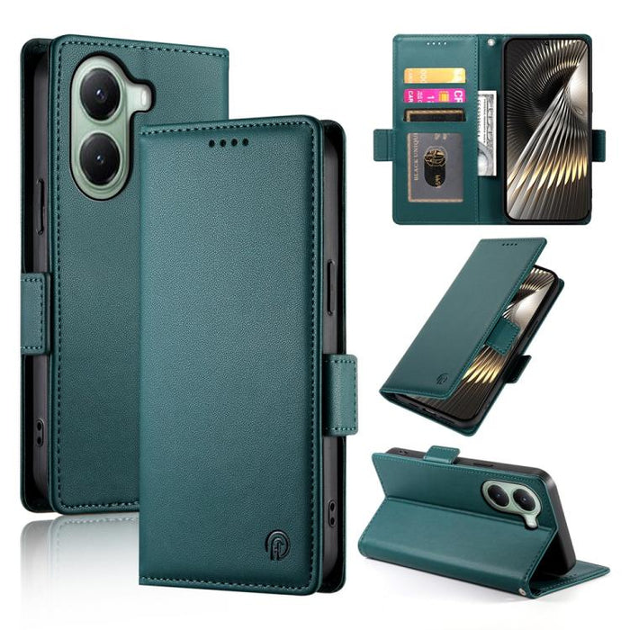 Funda para teléfono de cuero esmerilado con cierre magnético y hebilla lateral, For Xiaomi 15 Ultra, For Xiaomi Poco X7 Pro / Redmi Turbo 4, For Xiaomi 15 Pro, For Xiaomi 15, For Xiaomi 14T Pro, For Xiaomi 14T