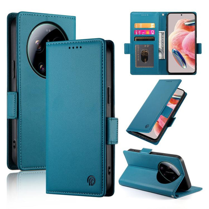 Funda para teléfono de cuero esmerilado con cierre magnético y hebilla lateral, For Xiaomi 17 Max 5G, For Xiaomi 17T Pro 5G, For Xiaomi 17T 5G, For Xiaomi Poco X8 Pro 5G / Redmi Turbo 5 5G, For Xiaomi 17 Ultra, For Xiaomi 17 Pro Max, For Xiaomi 17 Pro ...