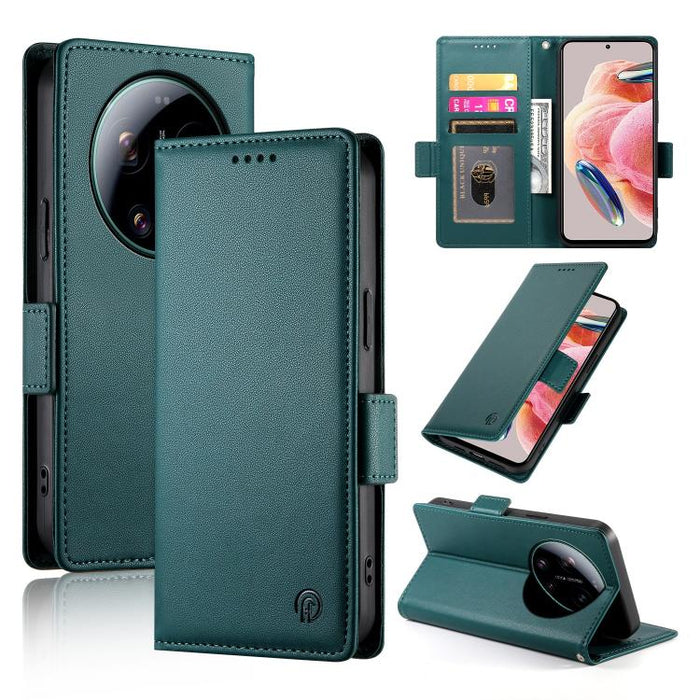 Funda para teléfono de cuero esmerilado con cierre magnético y hebilla lateral, For Xiaomi 17 Max 5G, For Xiaomi 17T Pro 5G, For Xiaomi 17T 5G, For Xiaomi Poco X8 Pro 5G / Redmi Turbo 5 5G, For Xiaomi 17 Ultra, For Xiaomi 17 Pro Max, For Xiaomi 17 Pro ...