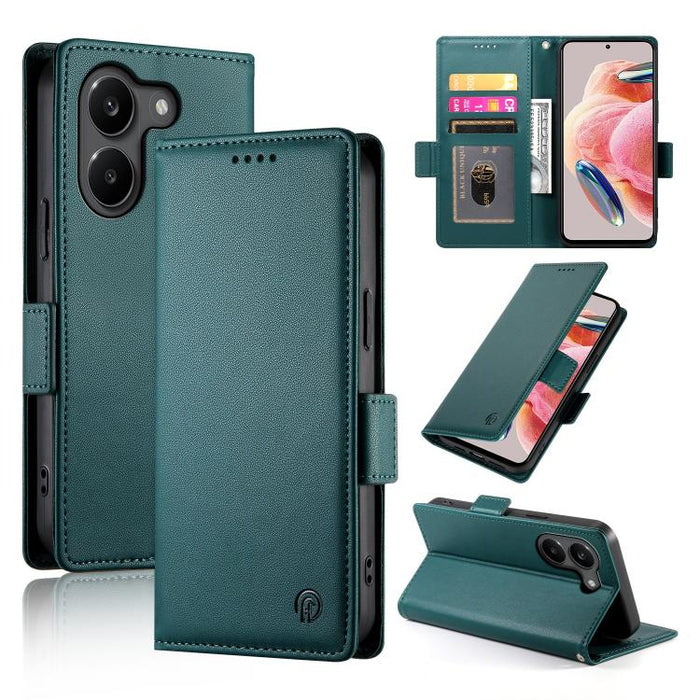 Funda para teléfono de cuero esmerilado con cierre magnético y hebilla lateral, For Xiaomi 17 Max 5G, For Xiaomi 17T Pro 5G, For Xiaomi 17T 5G, For Xiaomi Poco X8 Pro 5G / Redmi Turbo 5 5G, For Xiaomi 17 Ultra, For Xiaomi 17 Pro Max, For Xiaomi 17 Pro ...
