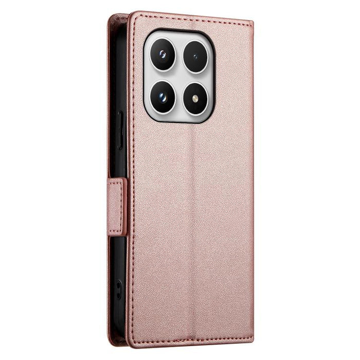 Funda para teléfono de cuero esmerilado con cierre magnético y hebilla lateral, For Xiaomi 17 Max 5G, For Xiaomi 17T Pro 5G, For Xiaomi 17T 5G, For Xiaomi Poco X8 Pro 5G / Redmi Turbo 5 5G, For Xiaomi 17 Ultra, For Xiaomi 17 Pro Max, For Xiaomi 17 Pro ...