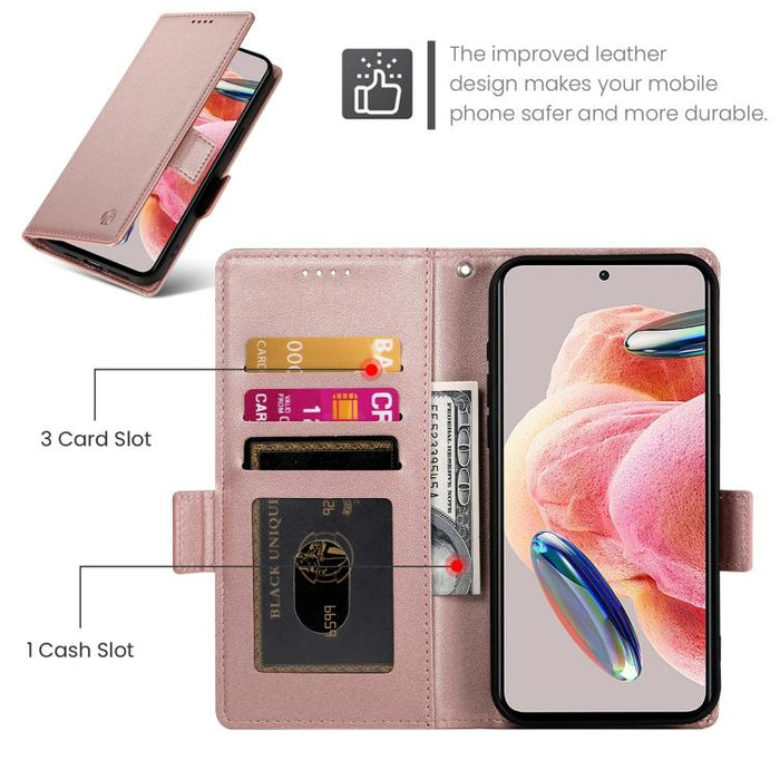 Funda para teléfono de cuero esmerilado con cierre magnético y hebilla lateral, For Xiaomi 17 Max 5G, For Xiaomi 17T Pro 5G, For Xiaomi 17T 5G, For Xiaomi Poco X8 Pro 5G / Redmi Turbo 5 5G, For Xiaomi 17 Ultra, For Xiaomi 17 Pro Max, For Xiaomi 17 Pro ...