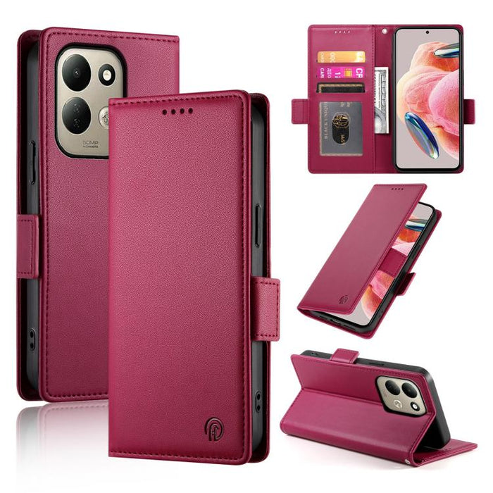 Funda para teléfono de cuero esmerilado con cierre magnético y hebilla lateral, For Xiaomi 17 Max 5G, For Xiaomi 17T Pro 5G, For Xiaomi 17T 5G, For Xiaomi Poco X8 Pro 5G / Redmi Turbo 5 5G, For Xiaomi 17 Ultra, For Xiaomi 17 Pro Max, For Xiaomi 17 Pro ...