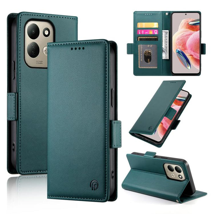Funda para teléfono de cuero esmerilado con cierre magnético y hebilla lateral, For Xiaomi 17 Max 5G, For Xiaomi 17T Pro 5G, For Xiaomi 17T 5G, For Xiaomi Poco X8 Pro 5G / Redmi Turbo 5 5G, For Xiaomi 17 Ultra, For Xiaomi 17 Pro Max, For Xiaomi 17 Pro ...