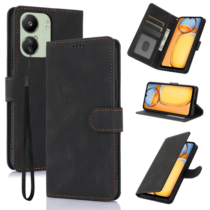 Funda para teléfono de piel de becerro con textura de piel de fantasía, For Redmi Note 15 Pro+ 5G Global 163.3mm, For Redmi Note 15 4G / 5G Global 164mm, For Redmi Note 15 Pro 4G Global 163.2mm, For Redmi Note 15 Pro 5G Global 163.6mm                  ...