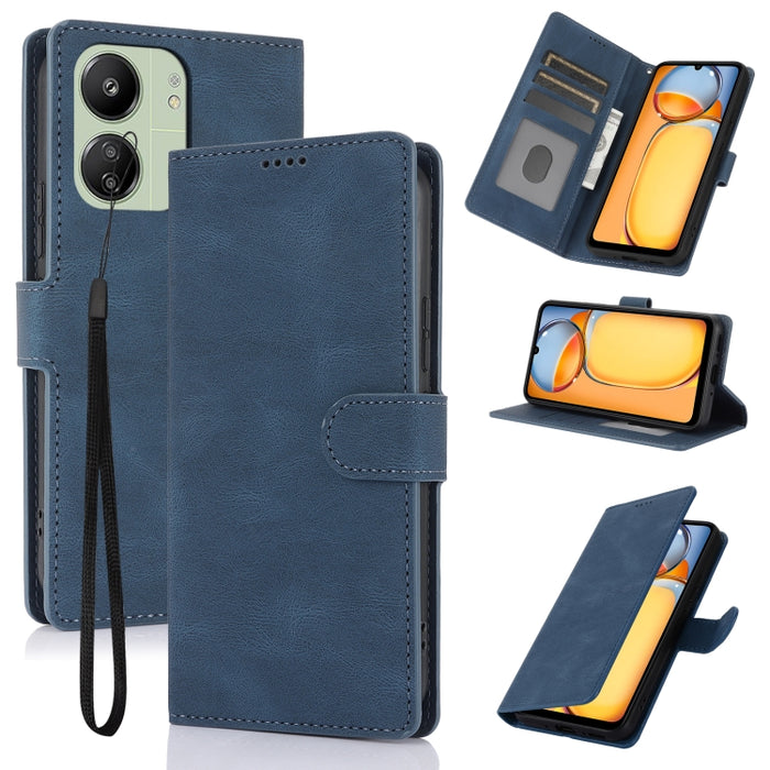 Funda para teléfono de piel de becerro con textura de piel de fantasía, For Redmi Note 15 Pro+ 5G Global 163.3mm, For Redmi Note 15 4G / 5G Global 164mm, For Redmi Note 15 Pro 4G Global 163.2mm, For Redmi Note 15 Pro 5G Global 163.6mm                  ...