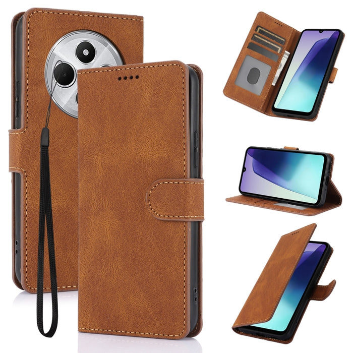 Funda para teléfono de piel de becerro con textura de piel de fantasía, For Redmi Note 15 Pro+ 5G Global 163.3mm, For Redmi Note 15 4G / 5G Global 164mm, For Redmi Note 15 Pro 4G Global 163.2mm, For Redmi Note 15 Pro 5G Global 163.6mm                  ...