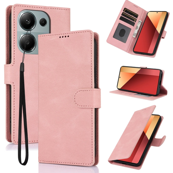 Funda para teléfono de piel de becerro con textura de piel de fantasía, For Redmi Note 15 Pro+ 5G Global 163.3mm, For Redmi Note 15 4G / 5G Global 164mm, For Redmi Note 15 Pro 4G Global 163.2mm, For Redmi Note 15 Pro 5G Global 163.6mm                  ...