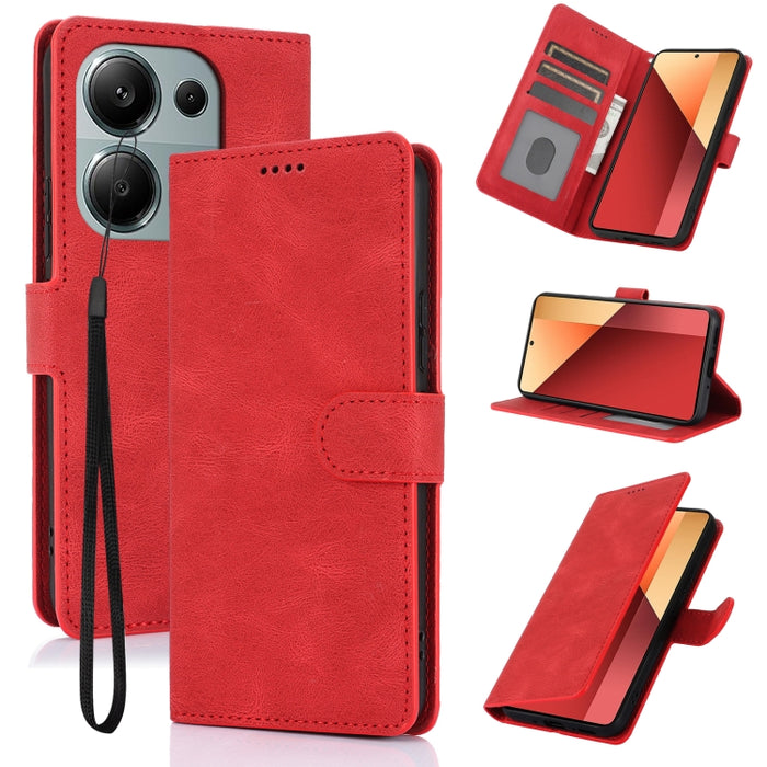 Funda para teléfono de piel de becerro con textura de piel de fantasía, For Redmi Note 15 Pro+ 5G Global 163.3mm, For Redmi Note 15 4G / 5G Global 164mm, For Redmi Note 15 Pro 4G Global 163.2mm, For Redmi Note 15 Pro 5G Global 163.6mm                  ...