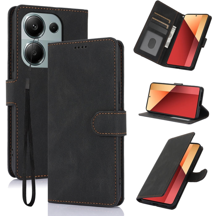 Funda para teléfono de piel de becerro con textura de piel de fantasía, For Redmi Note 15 Pro+ 5G Global 163.3mm, For Redmi Note 15 4G / 5G Global 164mm, For Redmi Note 15 Pro 4G Global 163.2mm, For Redmi Note 15 Pro 5G Global 163.6mm                  ...