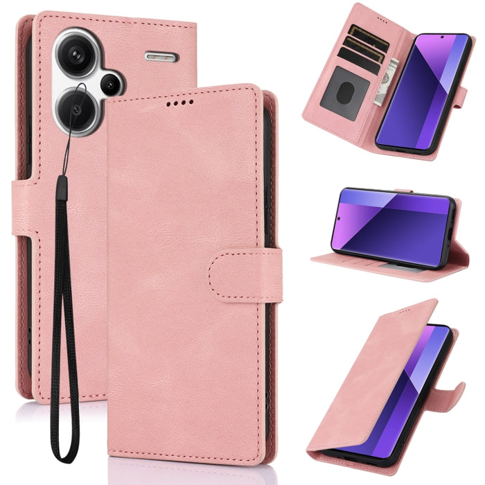 Funda para teléfono de piel de becerro con textura de piel de fantasía, For Redmi Note 15 Pro+ 5G Global 163.3mm, For Redmi Note 15 4G / 5G Global 164mm, For Redmi Note 15 Pro 4G Global 163.2mm, For Redmi Note 15 Pro 5G Global 163.6mm                  ...