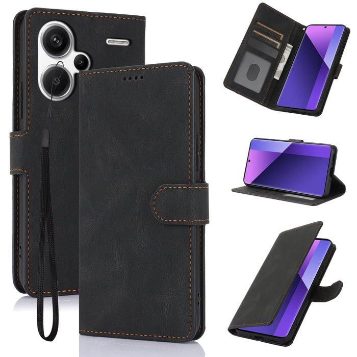 Funda para teléfono de piel de becerro con textura de piel de fantasía, For Redmi Note 15 Pro+ 5G Global 163.3mm, For Redmi Note 15 4G / 5G Global 164mm, For Redmi Note 15 Pro 4G Global 163.2mm, For Redmi Note 15 Pro 5G Global 163.6mm                  ...