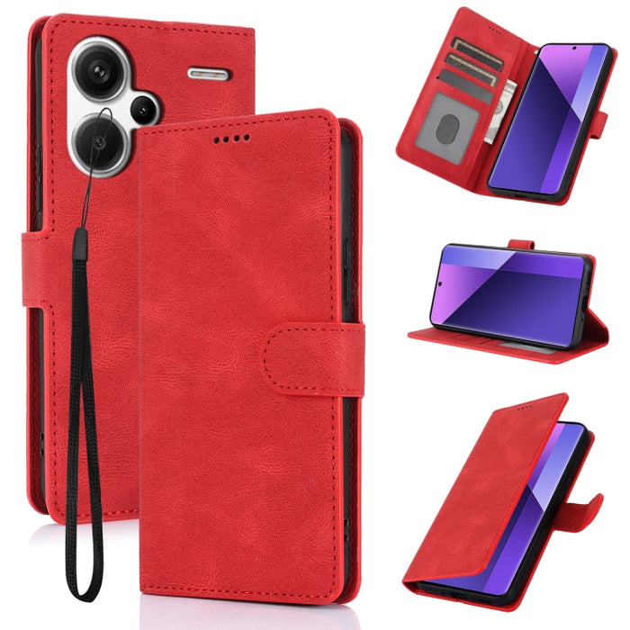 Funda para teléfono de piel de becerro con textura de piel de fantasía, For Redmi Note 15 Pro+ 5G Global 163.3mm, For Redmi Note 15 4G / 5G Global 164mm, For Redmi Note 15 Pro 4G Global 163.2mm, For Redmi Note 15 Pro 5G Global 163.6mm                  ...