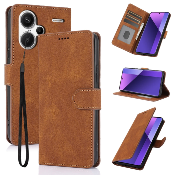 Funda para teléfono de piel de becerro con textura de piel de fantasía, For Redmi Note 15 Pro+ 5G Global 163.3mm, For Redmi Note 15 4G / 5G Global 164mm, For Redmi Note 15 Pro 4G Global 163.2mm, For Redmi Note 15 Pro 5G Global 163.6mm                  ...